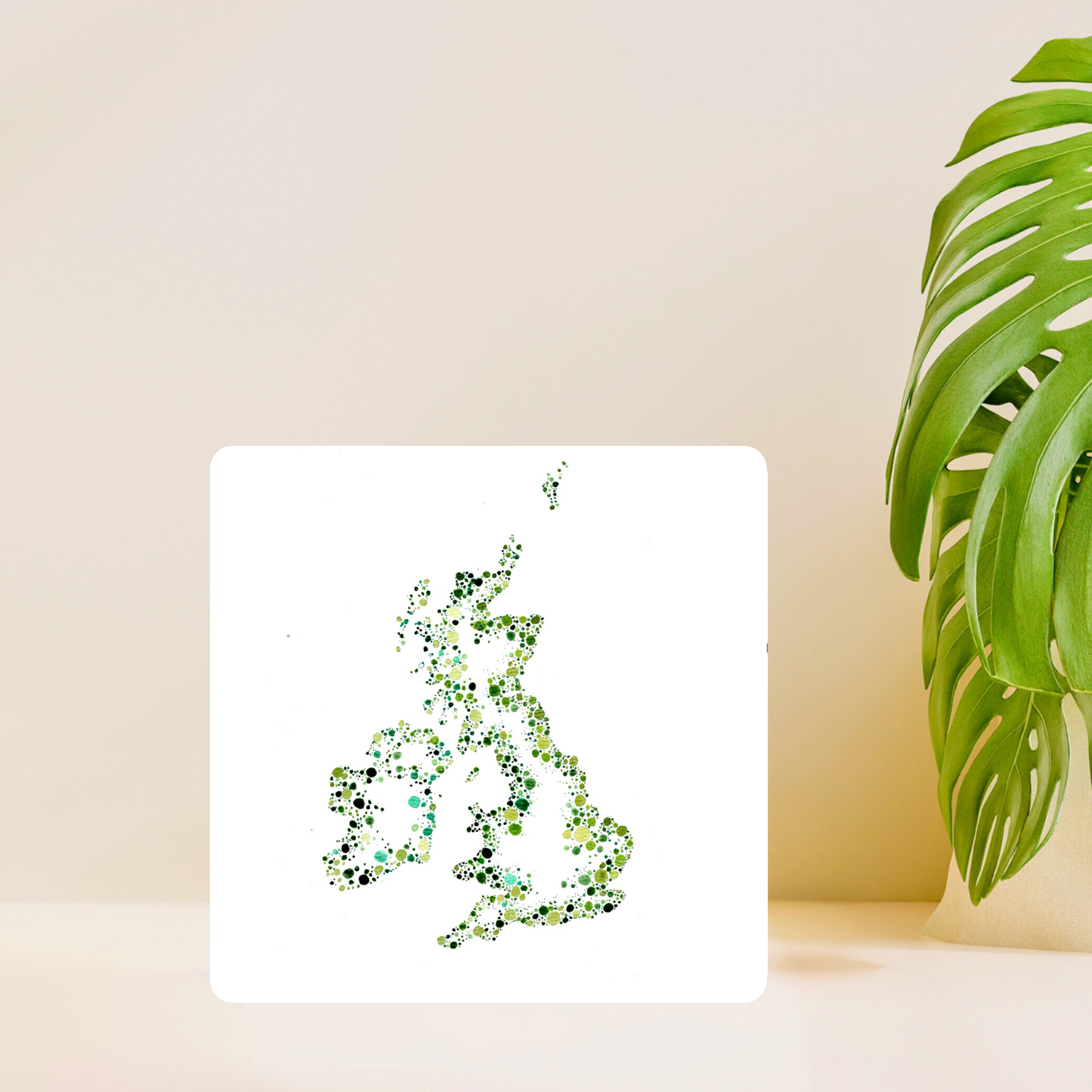 Dotted Great Britain Card