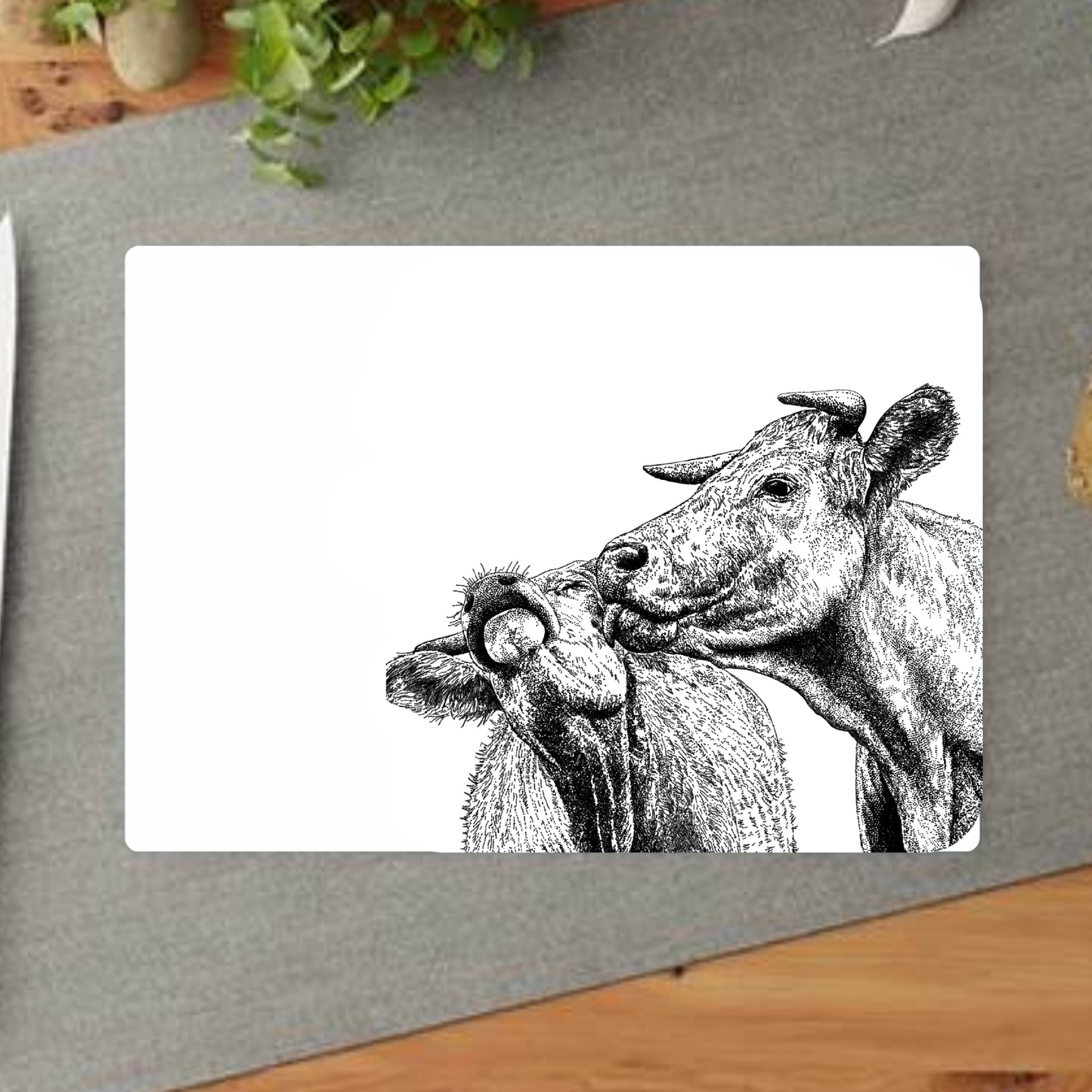 Udderly In Love Decorative Chopping Board