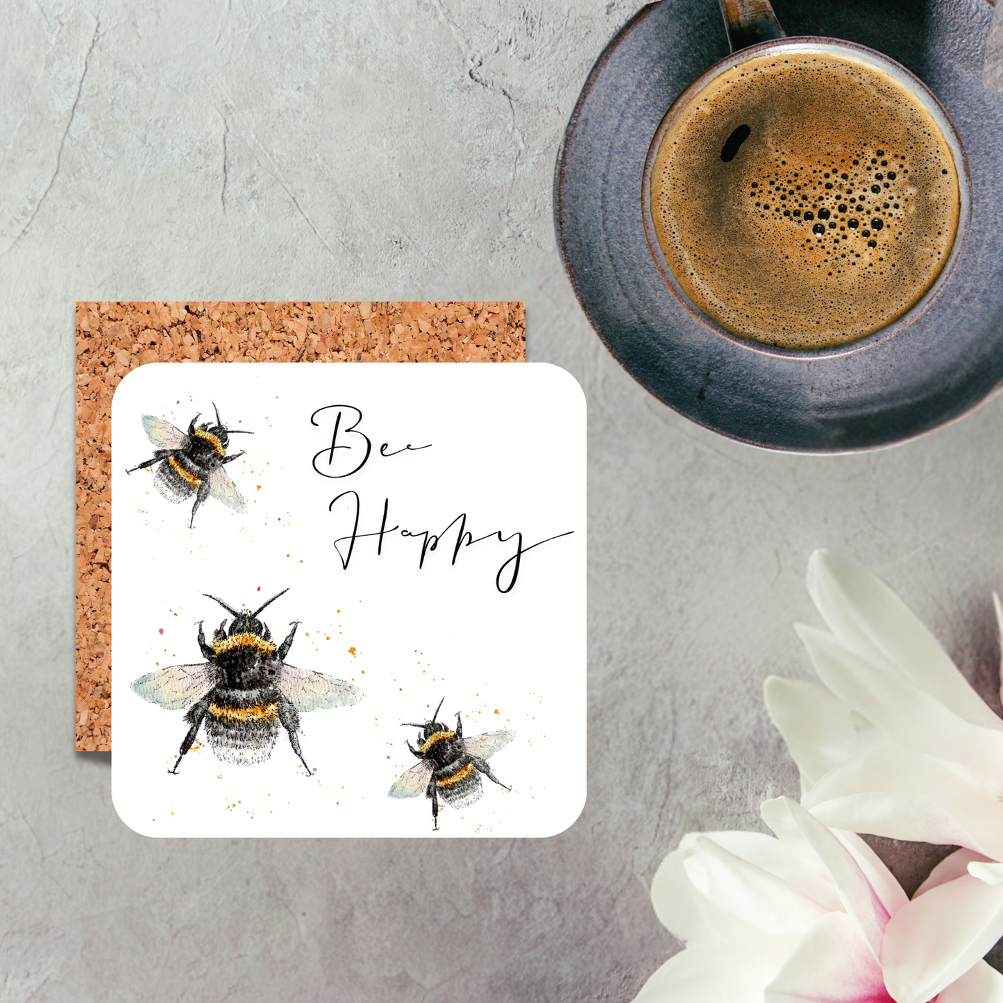 Bee Happy Coaster