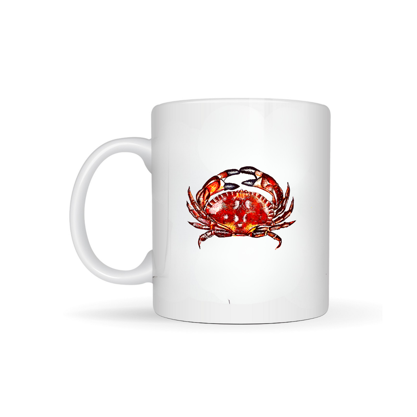 Watercolour Crab Bone China Mug