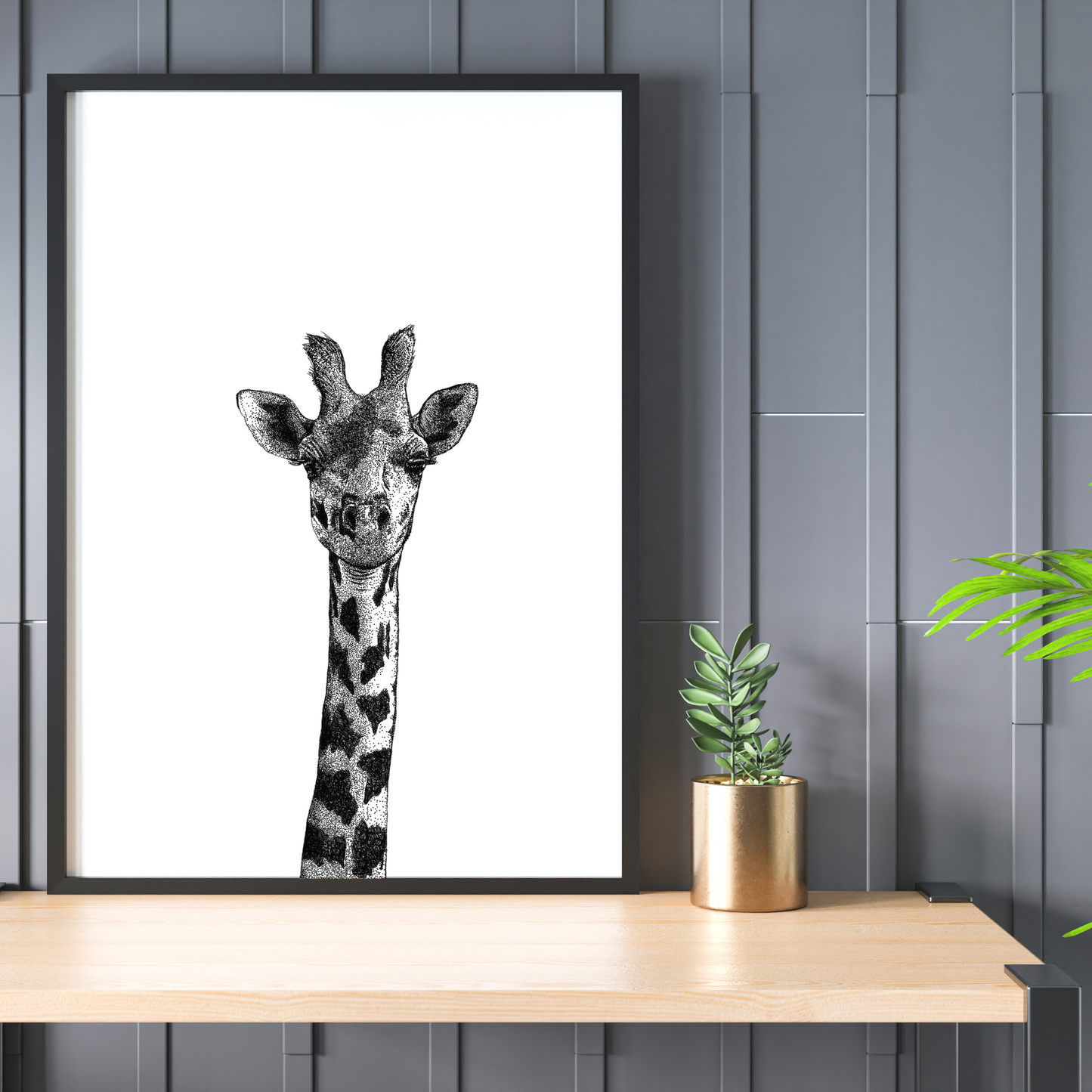 Safari Serenade: 3-Piece Art Print Set Featuring Lioness, Meerkat, Zebra, and Giraffe