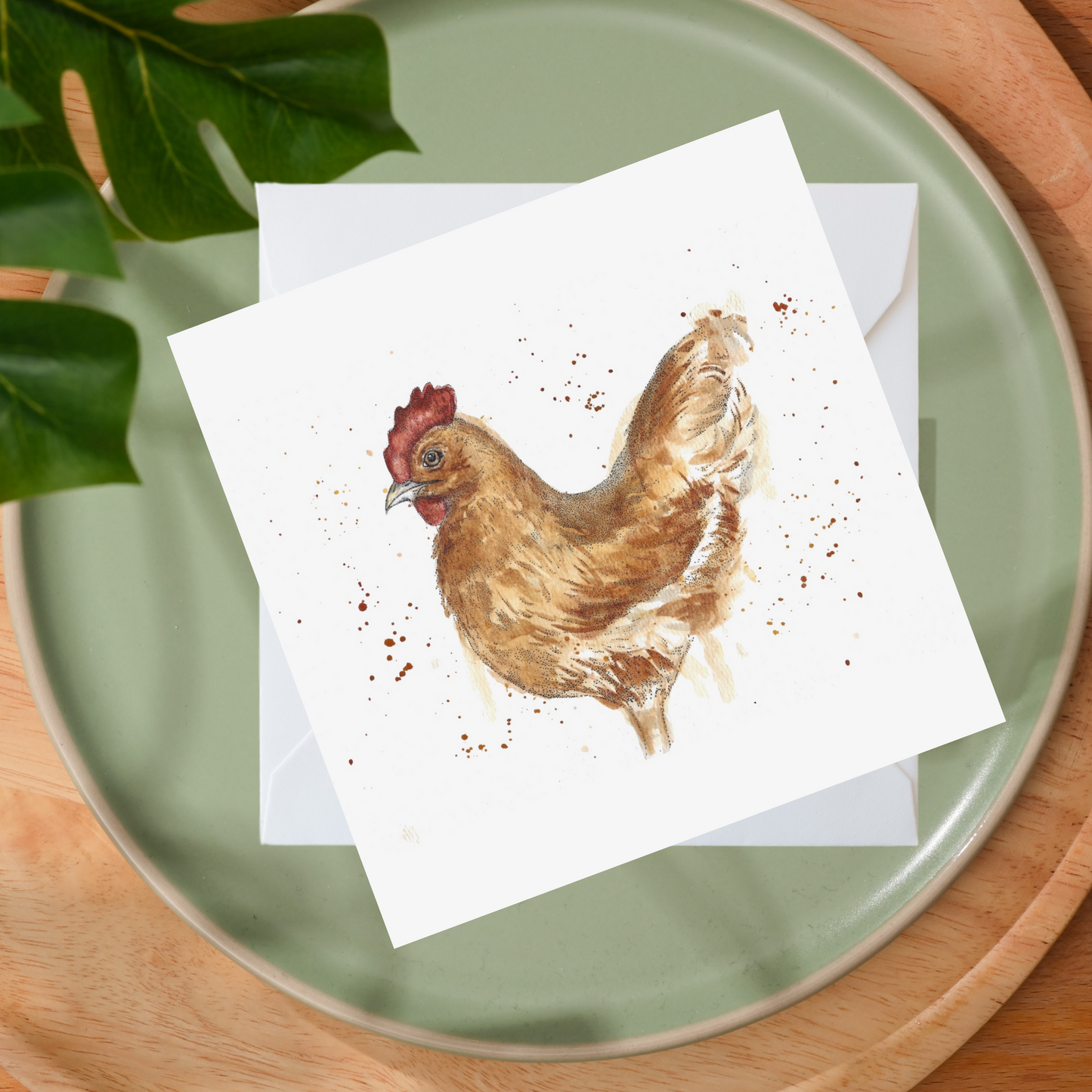 Chicken Greeting Card