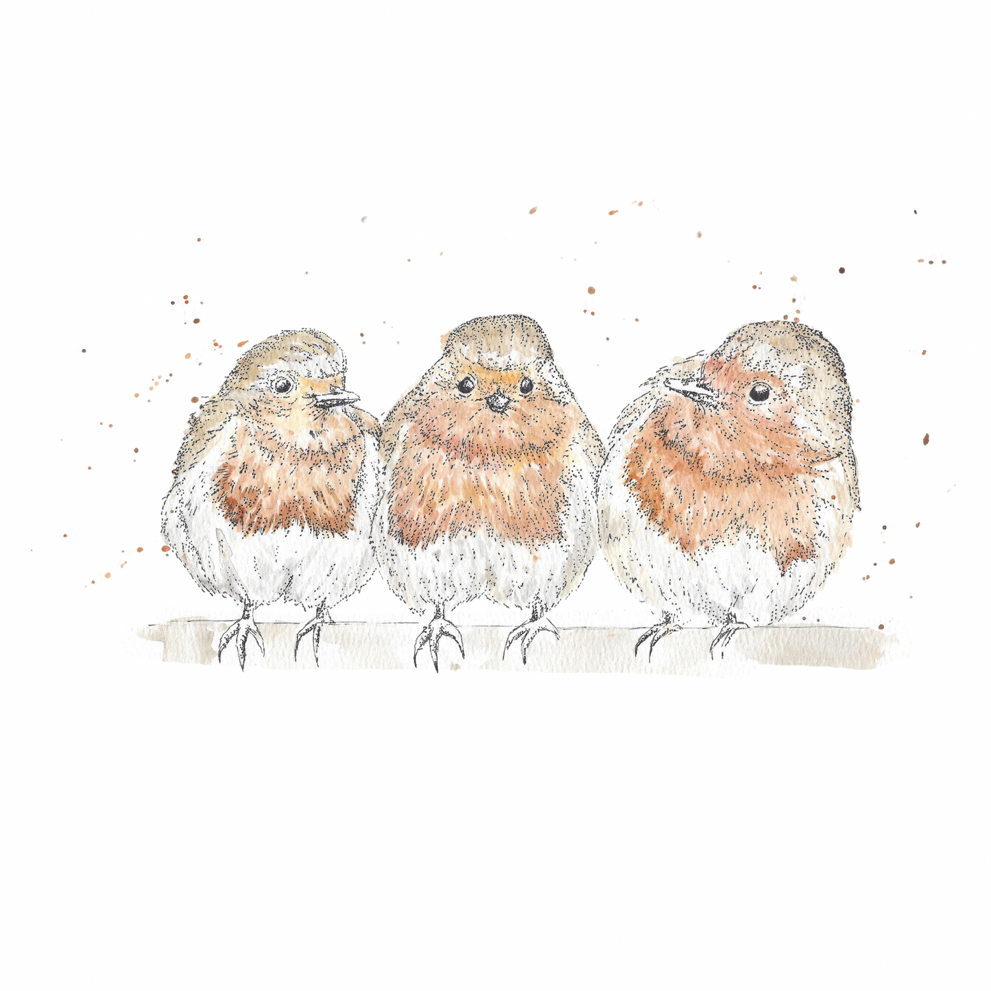 Three of Kind Robin Card