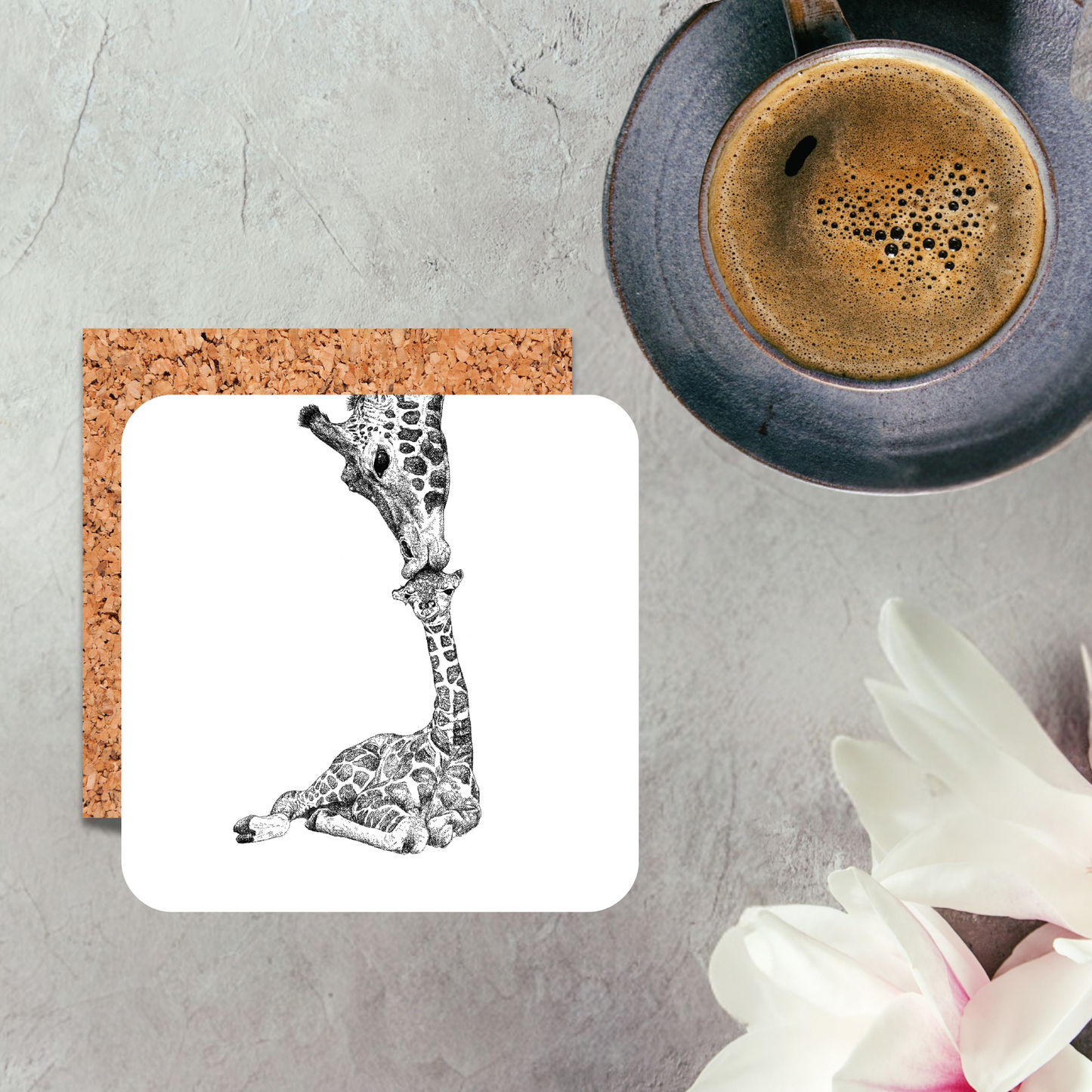 Mummy’s Gentle Kiss Coaster