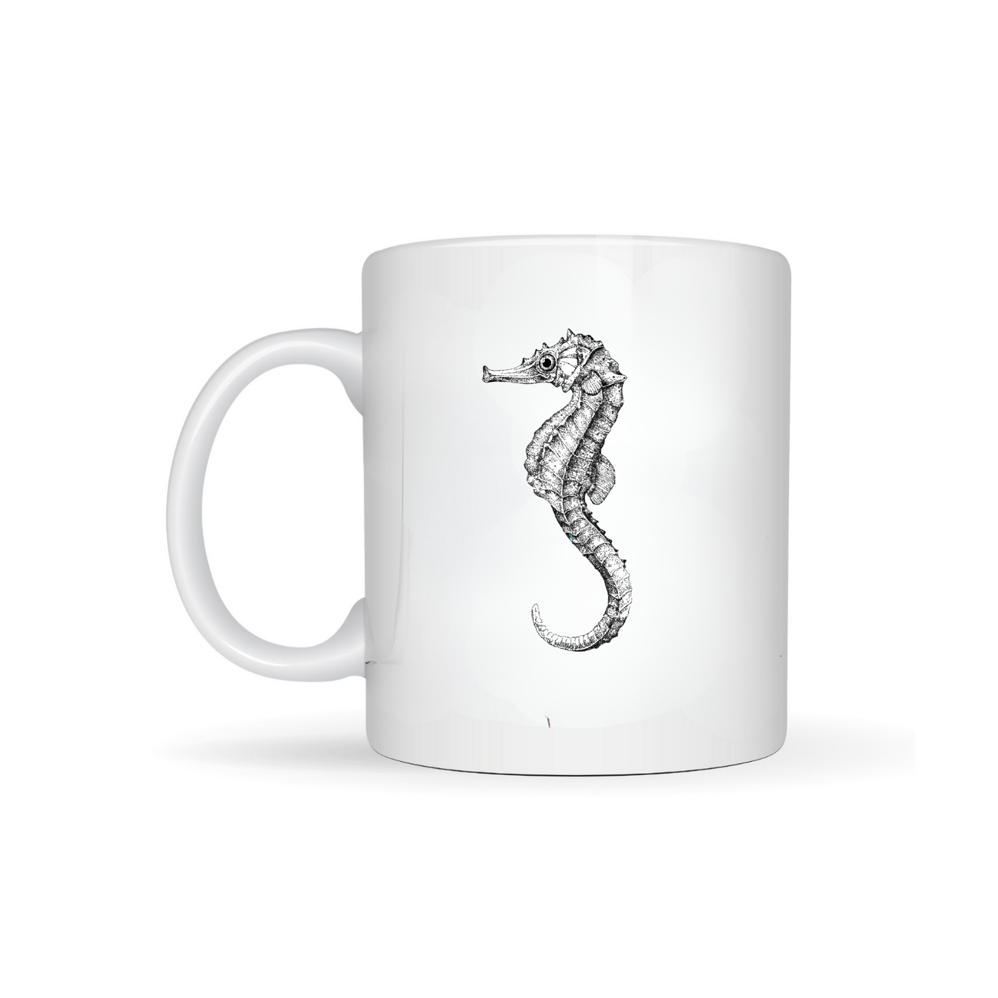 Seahorse Bone China Mug