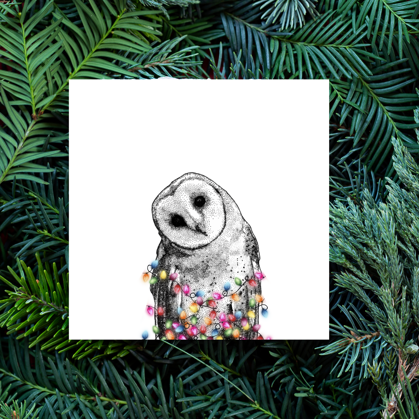 In A Tangle Owl Greeting Card