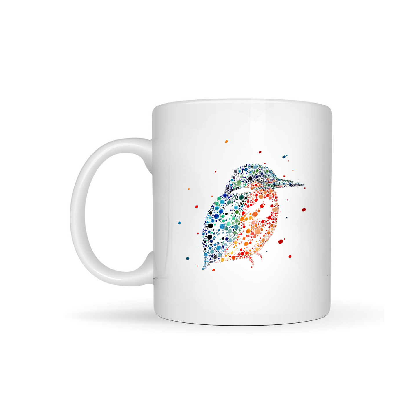 Kingfisher Perched Bone China Mug
