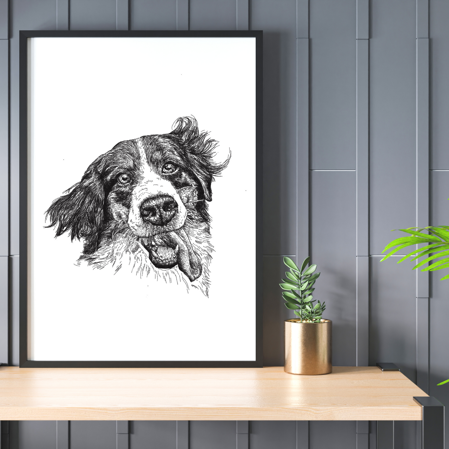Custom Single Pet Portrait Commission