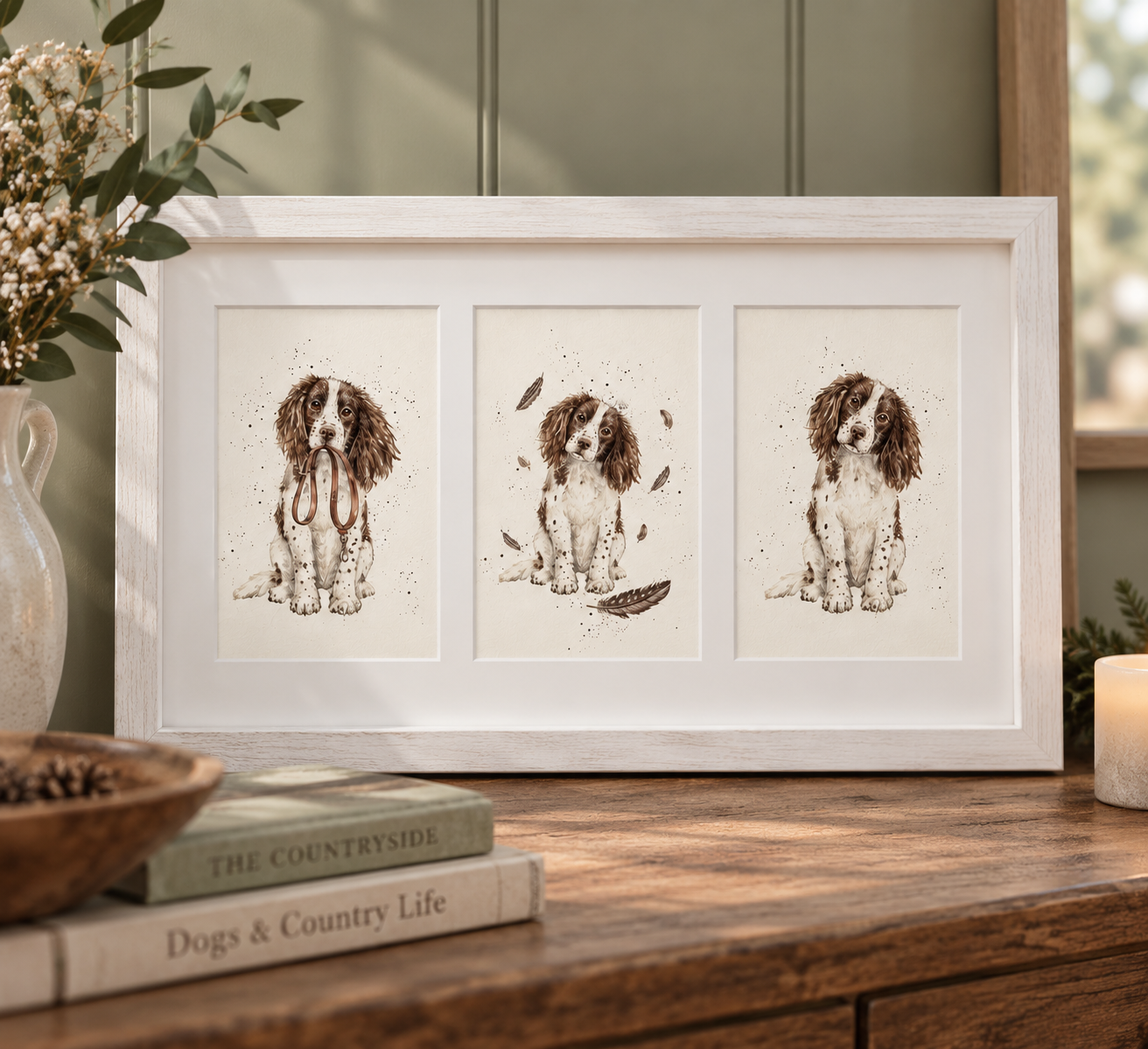 Lead, Feather & Mischief Frame Art