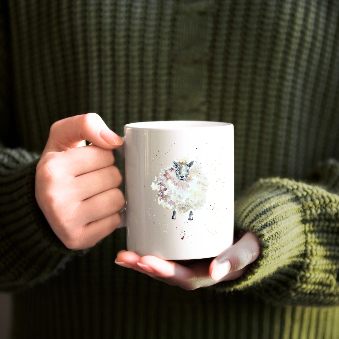 Sheep Bone China Mug