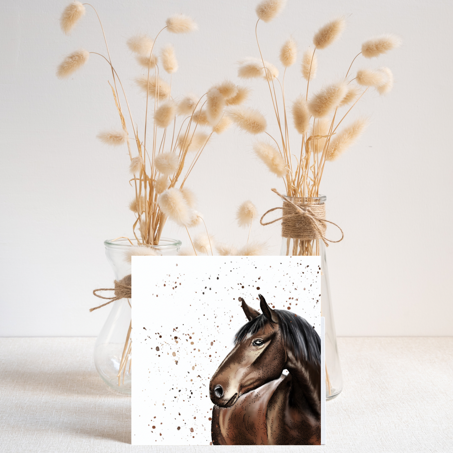 Brown Greeting Card
