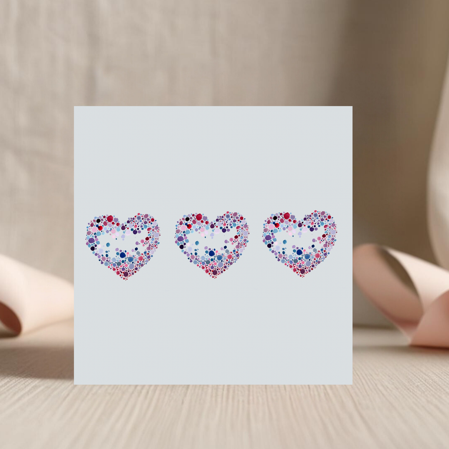 There Love Hearts Card