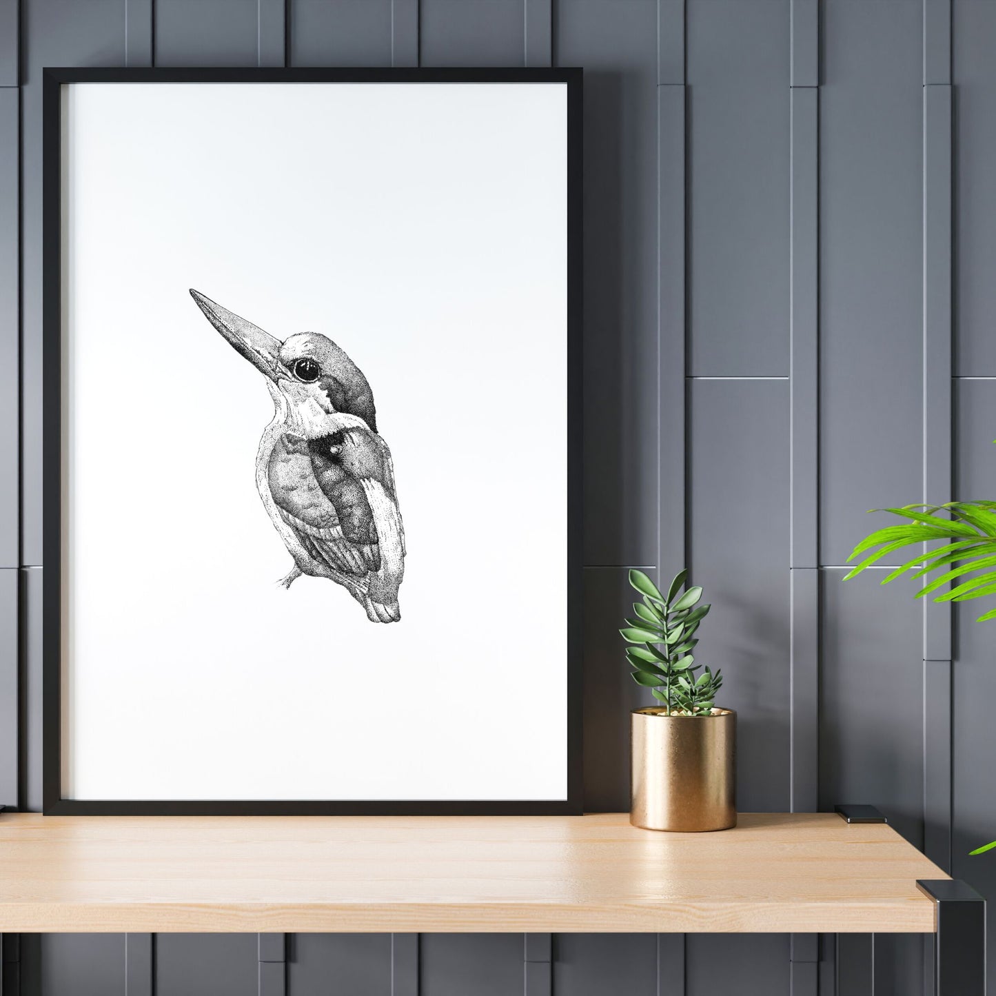 Kingfisher Print