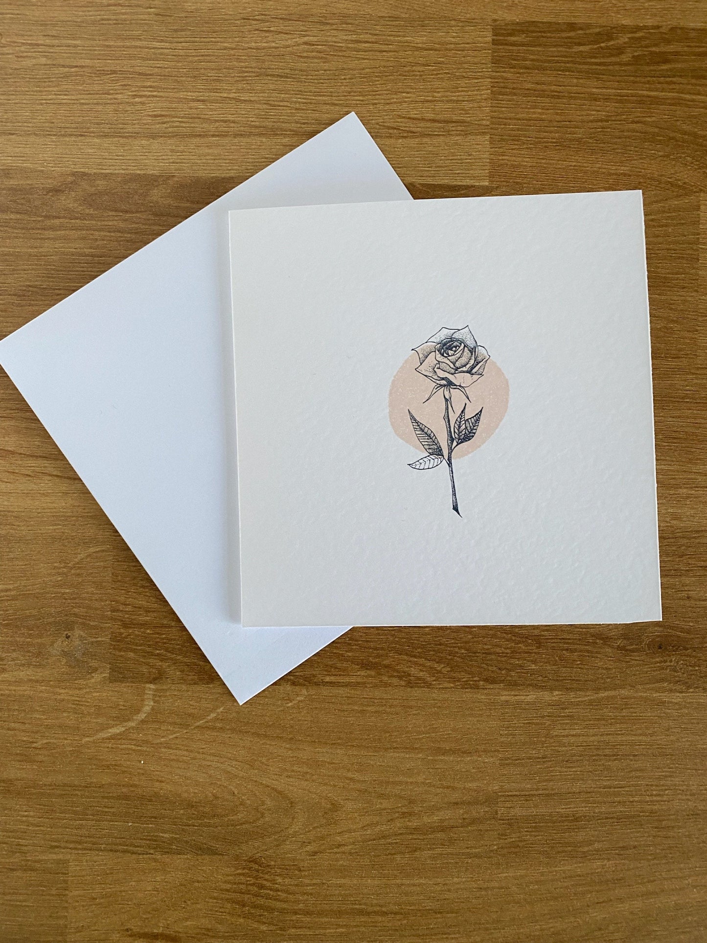 Watercolour Pointillism Square Cards