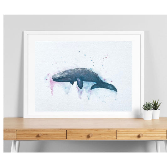 Blue Whale Original Art