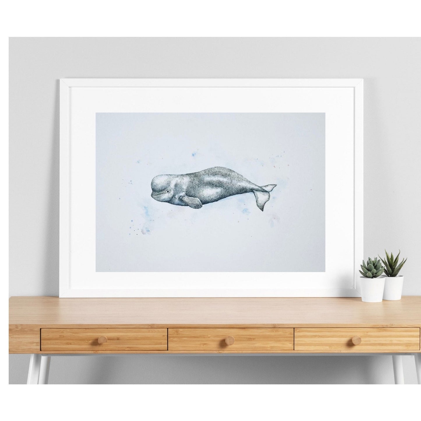 Beluga Whale Original Art