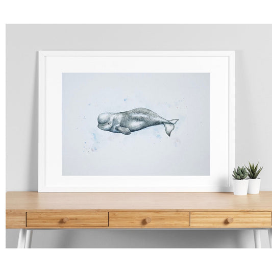 Beluga Whale Original Art