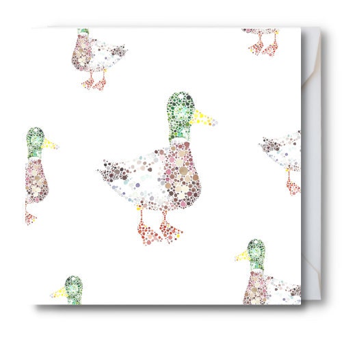 Duck Watercolour Card