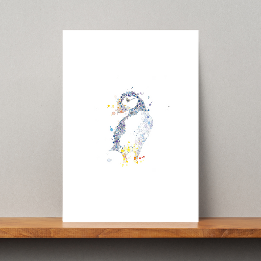 Puffin Watercolour Print