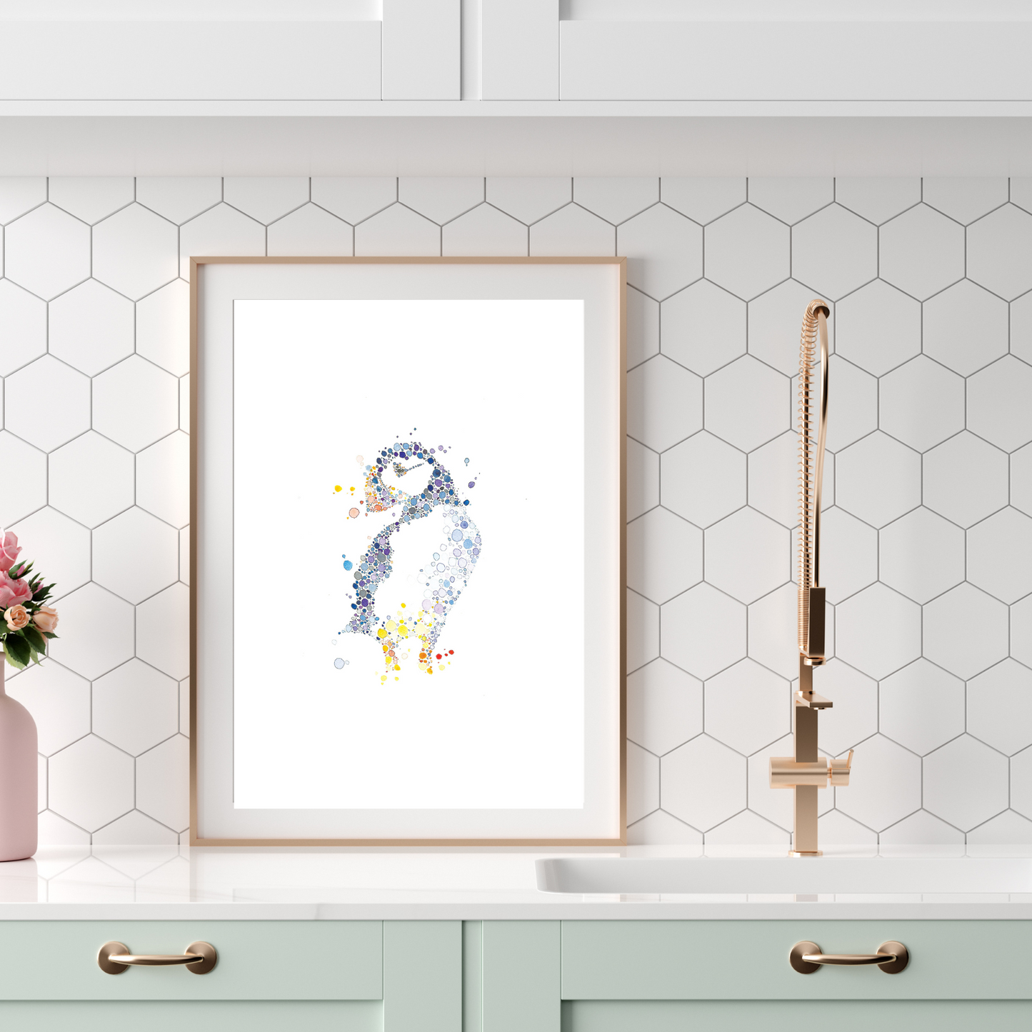 Puffin Watercolour Print