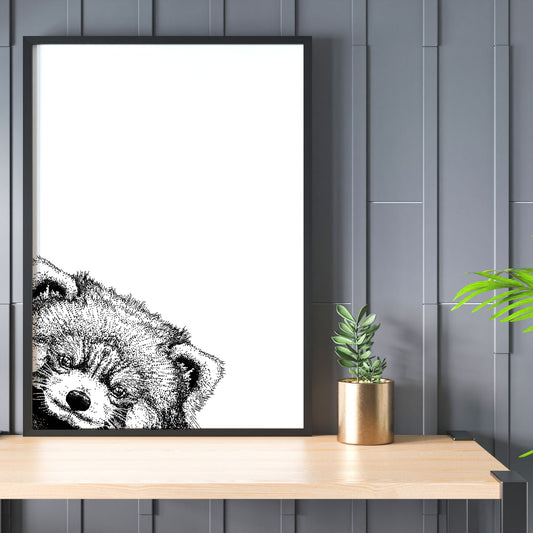Red Panda Print