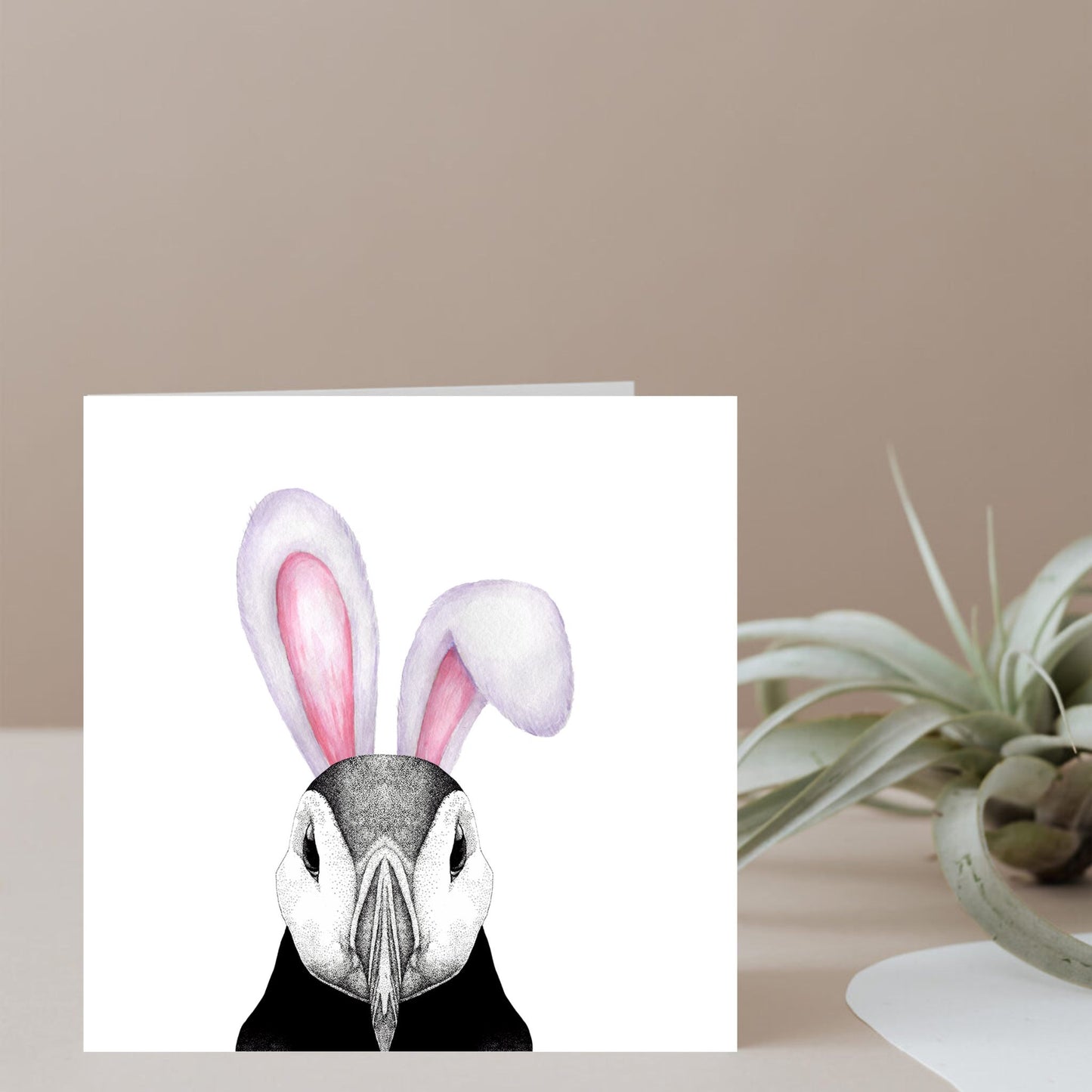 Easter Puffin Card