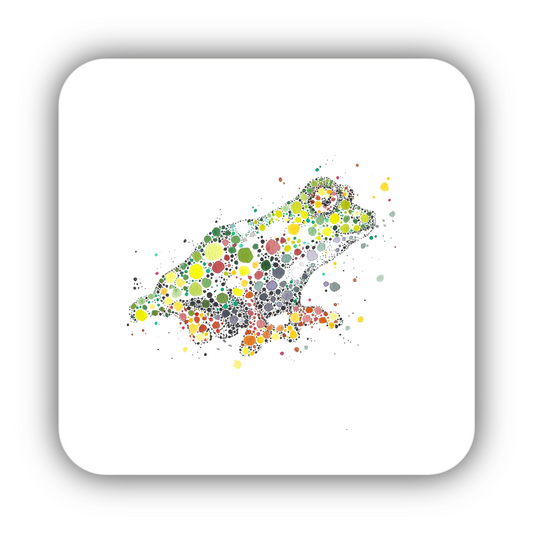 Frog Watercolour Coaster