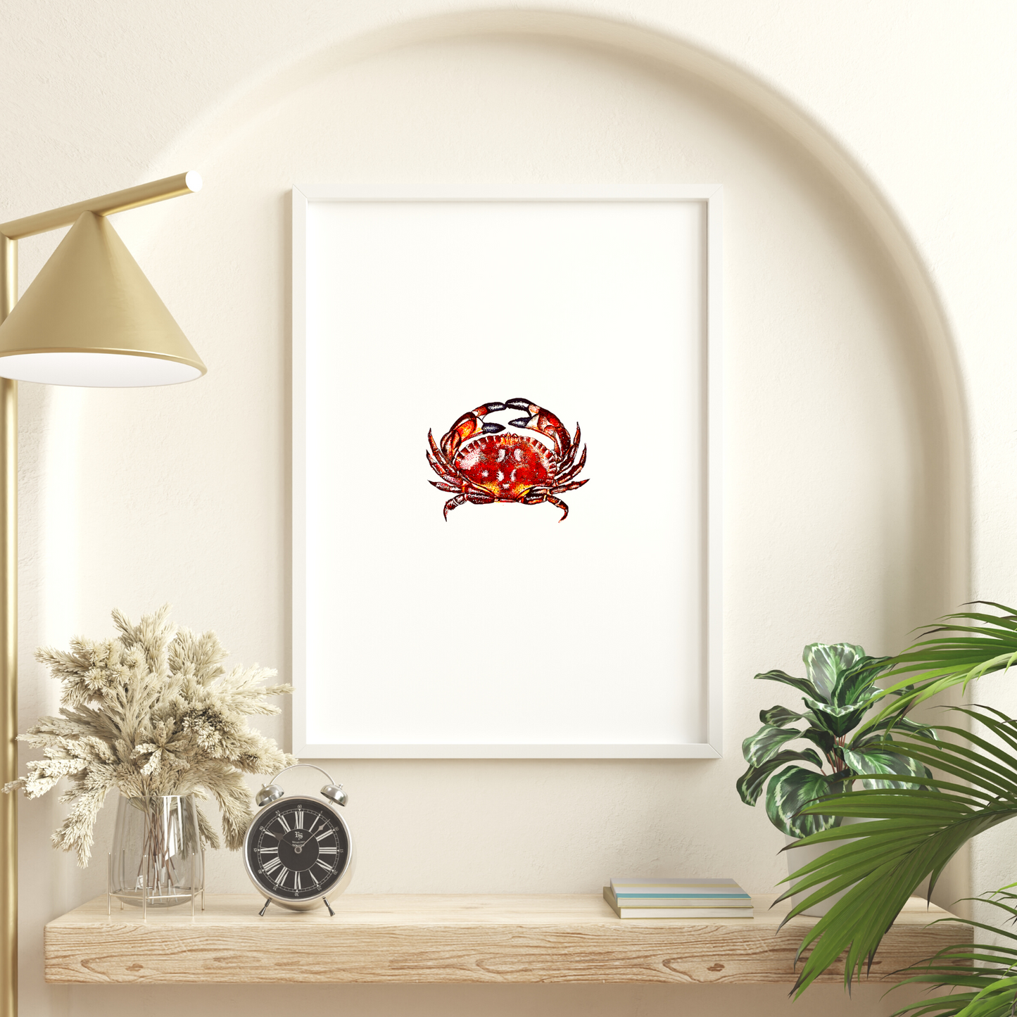 Crab Watercolour Print