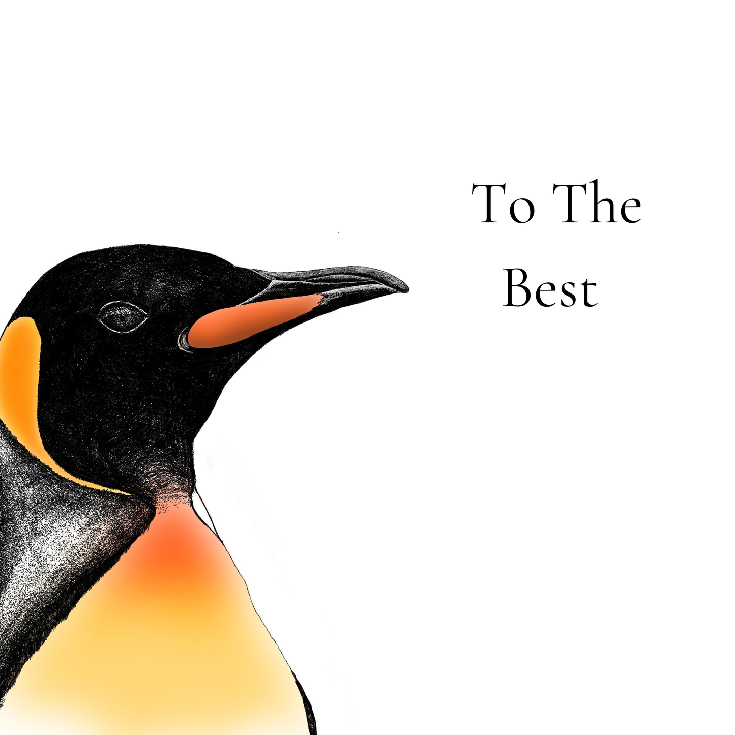 Personalised Penguin Card for Dad | Wildlife Illustration Greeting Card
