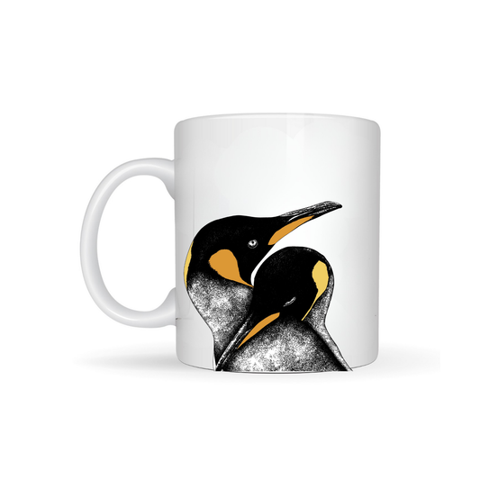 Penguin Embrace Bone China Mug