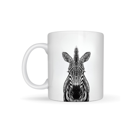 Zebra Bone China Mug