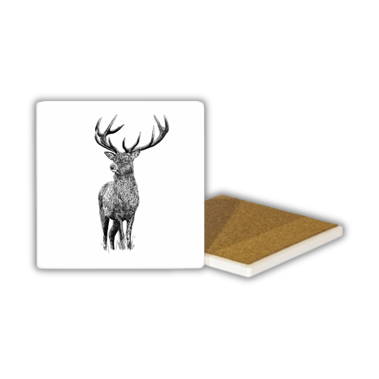 Stag Ceramic Coaster