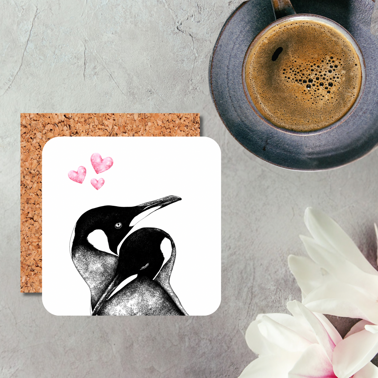 Penguin Embrace Balloon Coaster