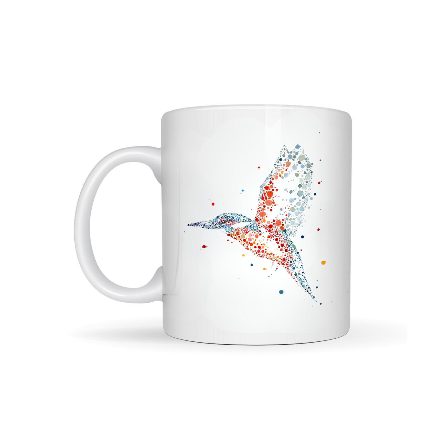 Kingfisher In Flight Bone China Mug