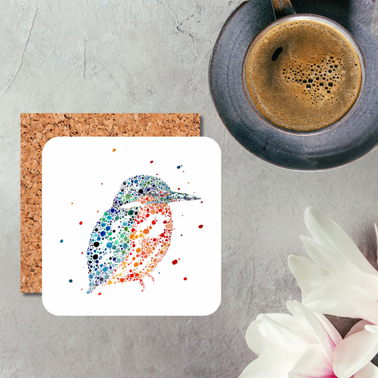 Kingfisher Perched Coaster
