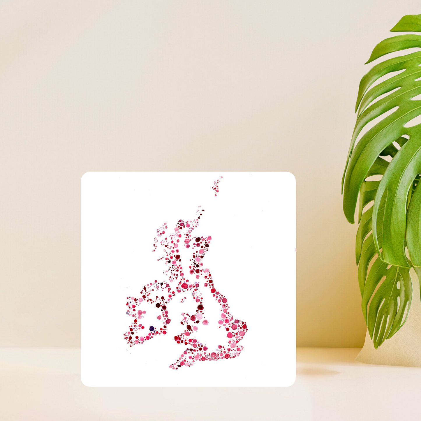 Dotted Great Britain Card