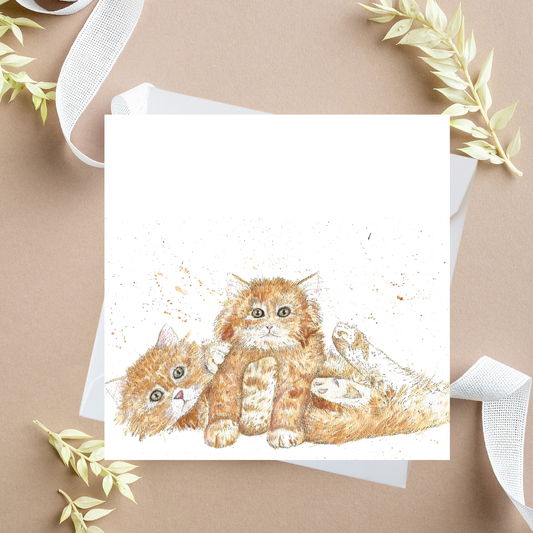Playmates Greeting Card