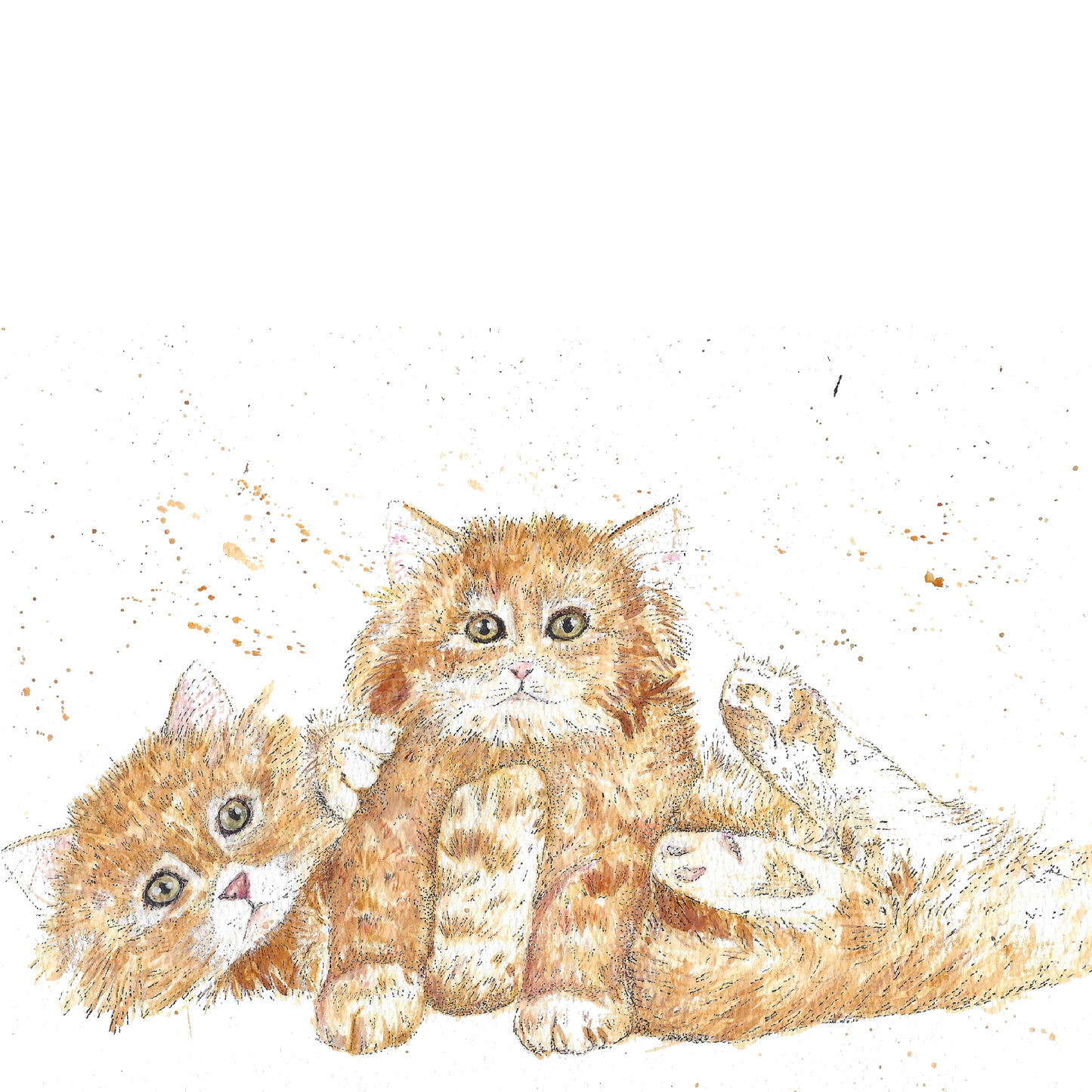 Playmates Greeting Card