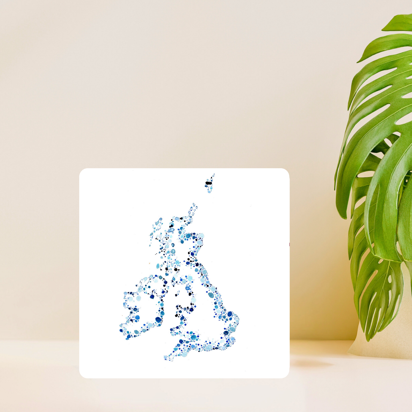 Dotted Great Britain Card