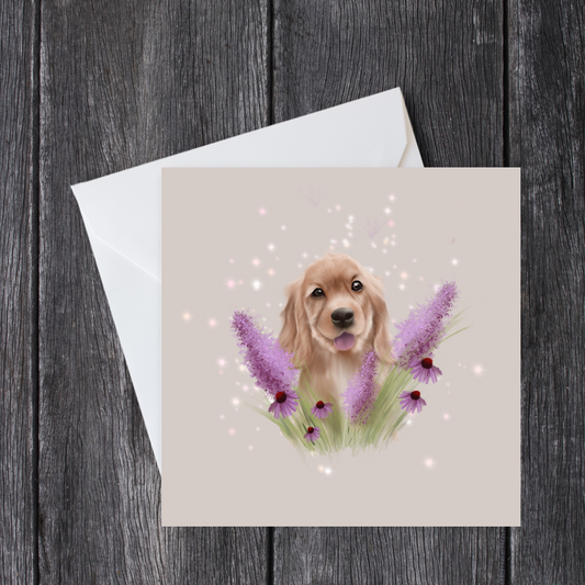 Honey the Dog Greeting Card
