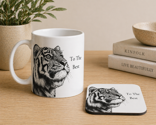 Tiger Bone China Mug Bone China Mug – Dad Gift Set