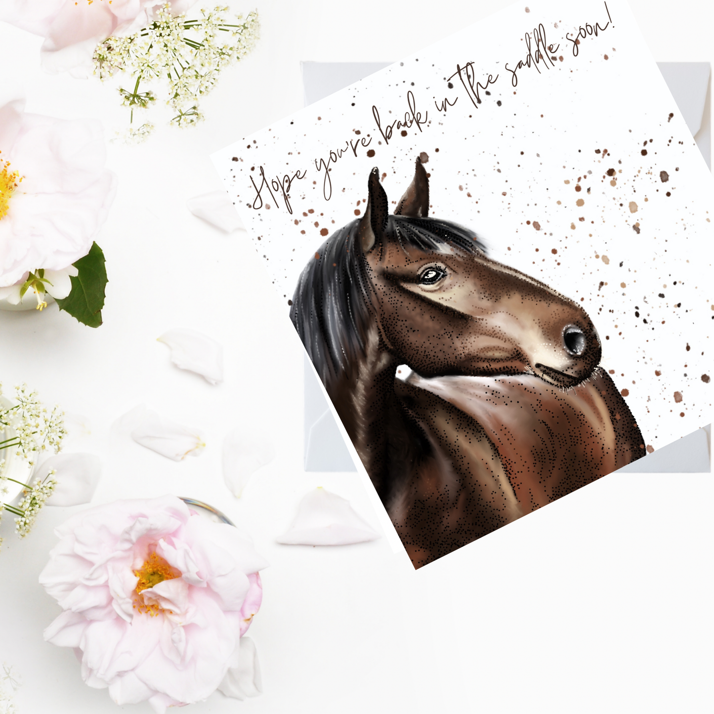 Back In The Saddle Soon Card