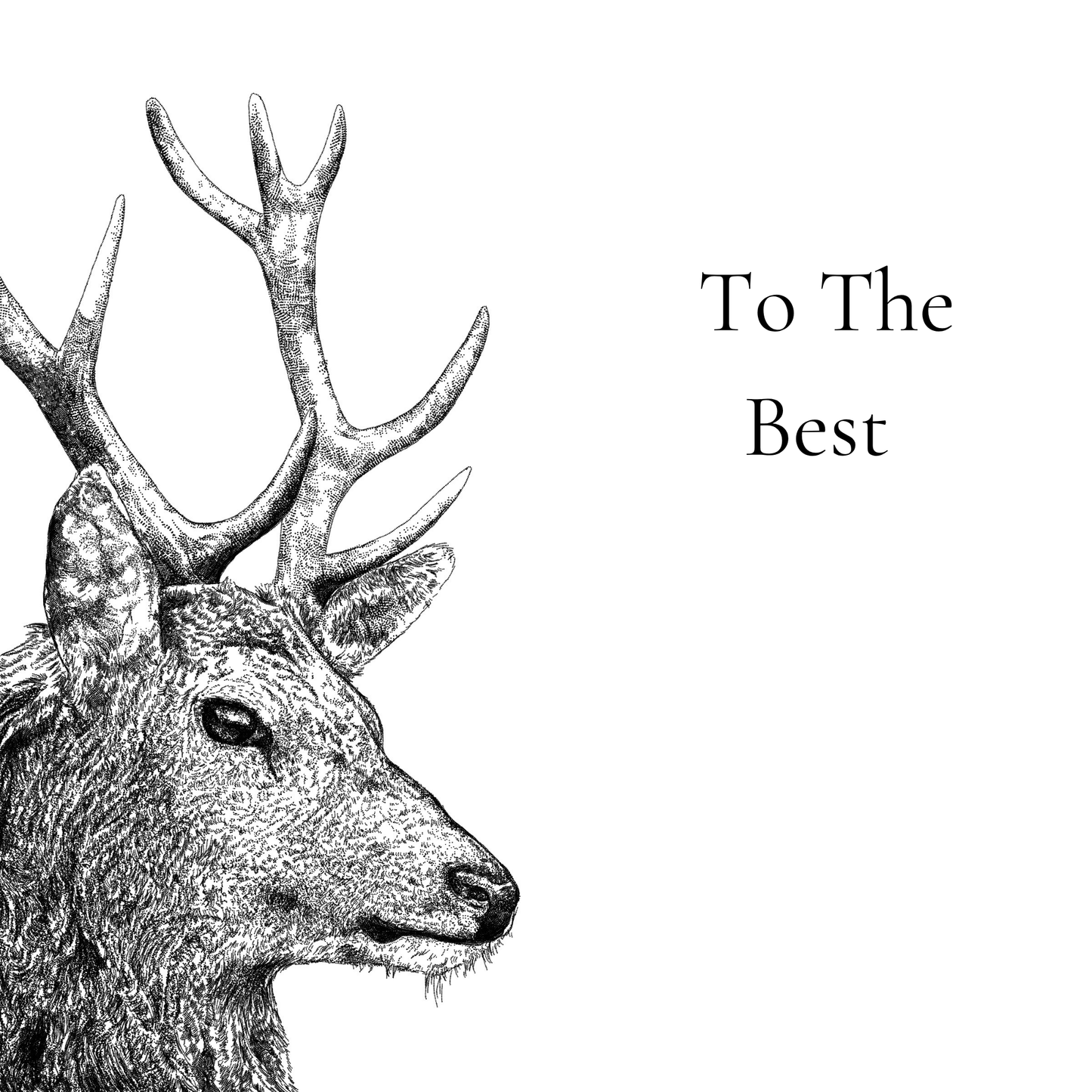 Personalised Stag Card for Dad | Wildlife Father’s Day Greeting Card