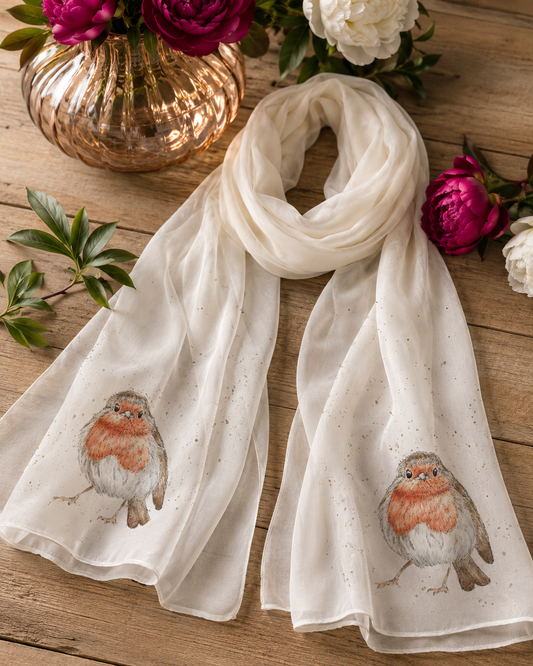 Robin Chiffon Scarf