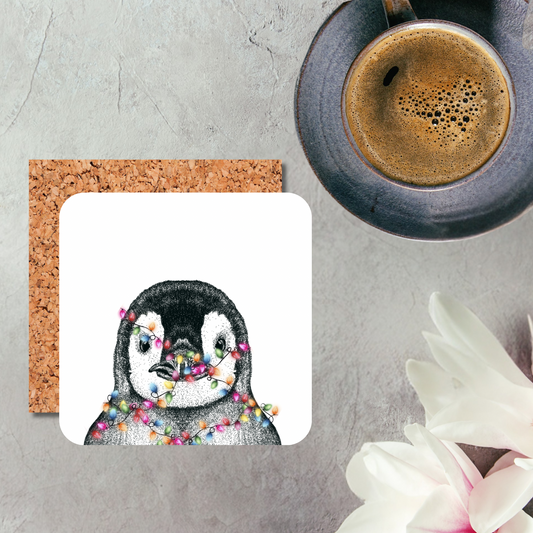 In a A Tangle Penguin Coaster