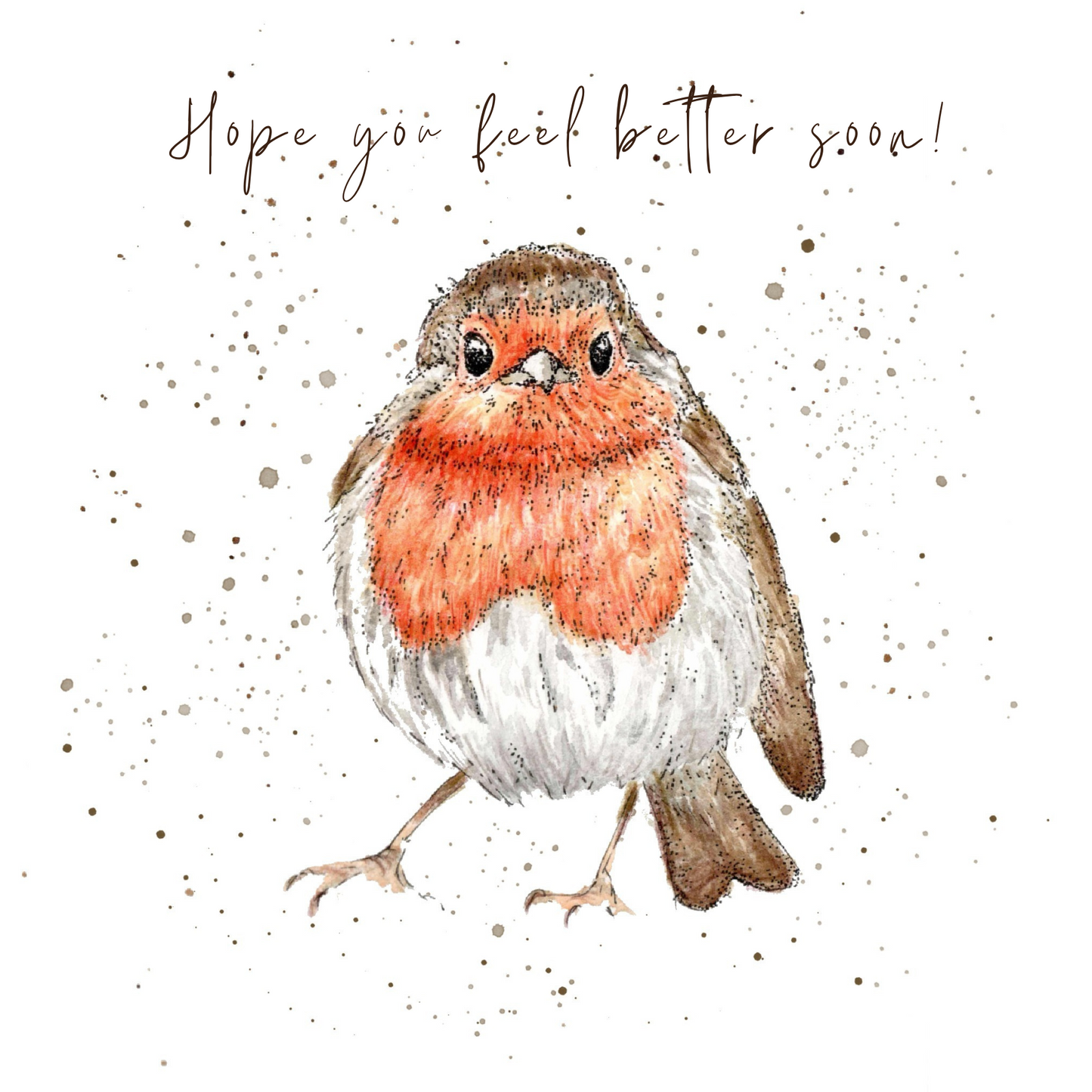 Hope You Feel Been Soon, Robin Card