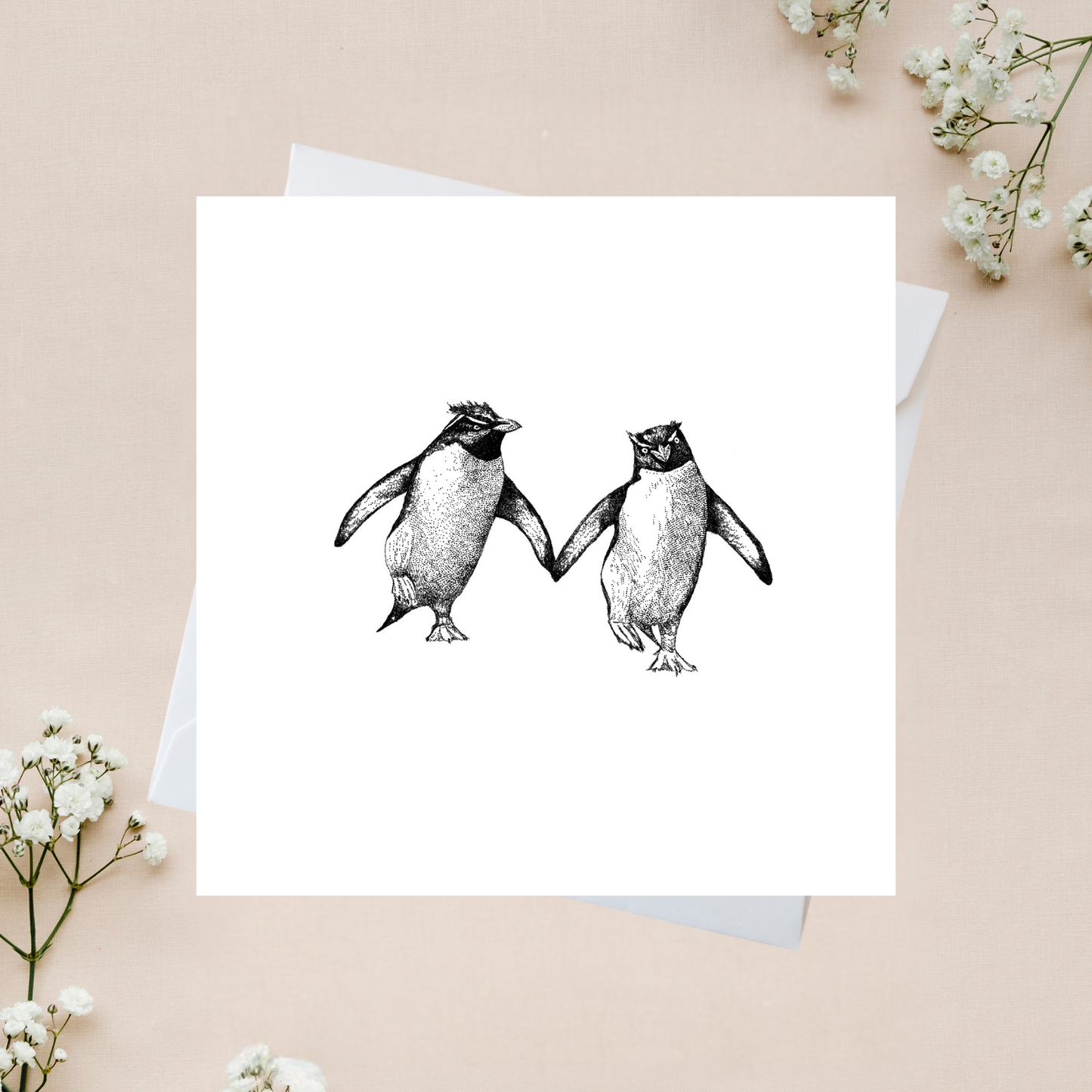Emperor Penguins Card