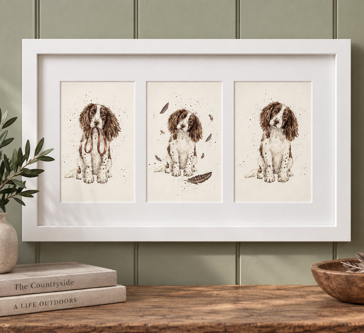 Lead, Feather & Mischief Frame Art