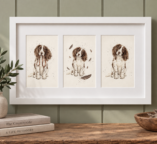 Lead, Feather & Mischief Frame Art