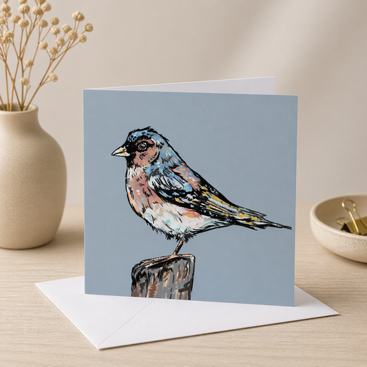 Chaffinch British Bird Card